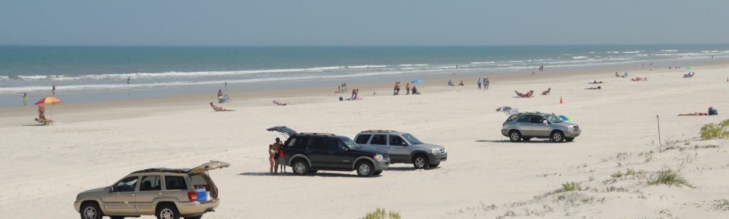 Car on Myrtle Beach